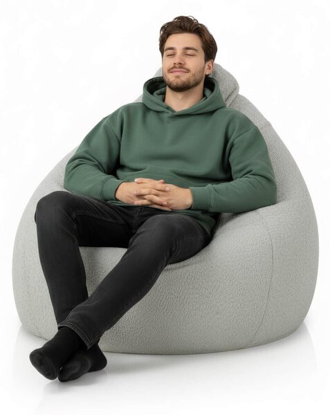 Sedací vak Primabag Mega Sako Bounce šedá