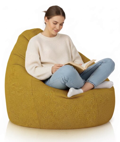 Sedací vak Primabag Mega Sako Bounce žlutá