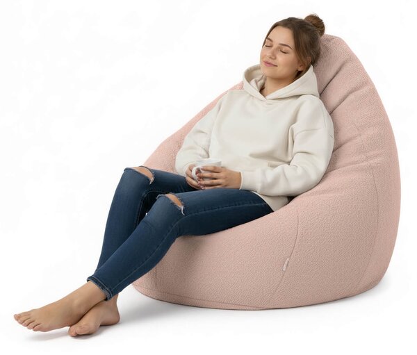 Sedací vak Primabag Mega Sako Bounce růžová
