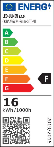 LED-lumin LED pásek CCT COB 18W/m, 1600lm, IP20, Ra>90, 2700 - 6500K