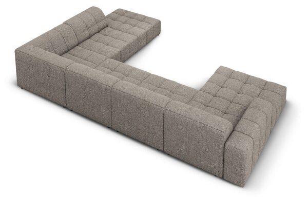 Tmavě šedá rohová pohovka (pravý roh/do "U") Chicago – Cosmopolitan Design