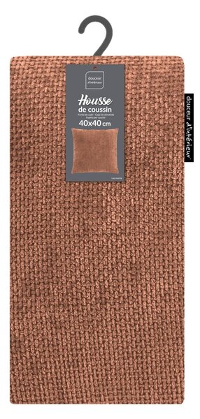 Povlak na polštář z žinylky 40x40 cm Leo – douceur d'intérieur