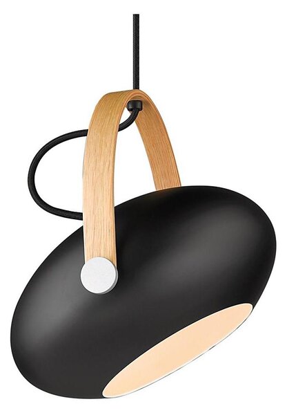 Halo Design 734344 - Lustr na lanku DC 1xE27/40W/230V pr. 26 cm černá/dub