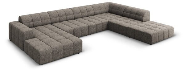 Tmavě šedá rohová pohovka (pravý roh/do "U") Chicago – Cosmopolitan Design