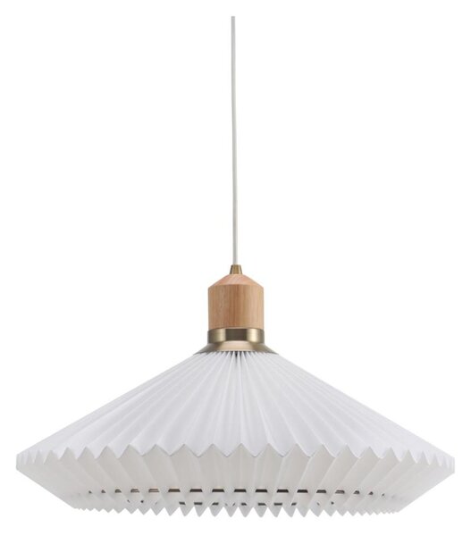 Halo Design 744268- Lustr na lanku PARIS 1xE27/60W/230V pr. 56 cm bílá/mosaz/dub
