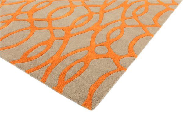 Oranžový koberec Blondie Wire Orange Rozměry: 70x240 cm