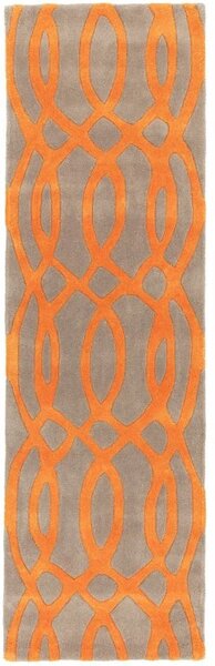 Oranžový koberec Blondie Wire Orange Rozměry: 70x240 cm