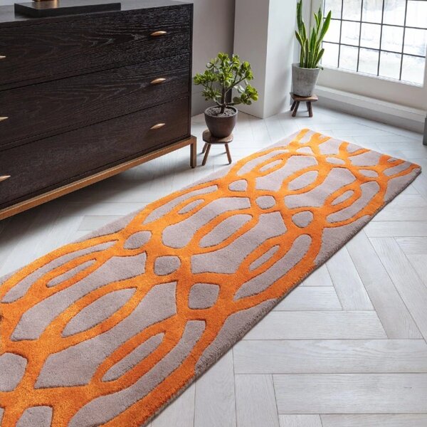 Oranžový koberec Blondie Wire Orange Rozměry: 70x240 cm