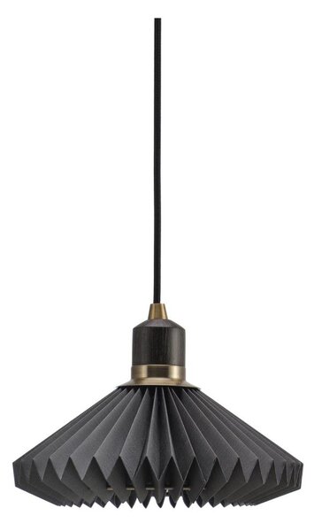 Halo Design 744084- Lustr na lanku PARIS 1xG9/28W/230V pr. 24 cm černá/mosaz/dub