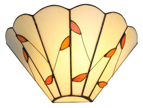 Brilagi - Tiffany vitrážové nástěnné svítidlo FOLIA 1xE14/40W/230V