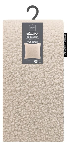 Povlak na polštář s beránkem 40x40 cm Woolen – douceur d'intérieur