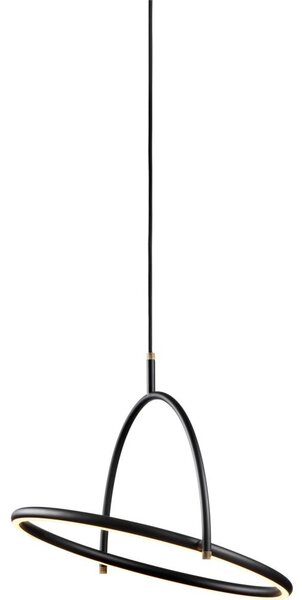 Halo Design 749539 - LED Stm. lustr na lanku TILT LED/40W/230V pr. 40 cm černá