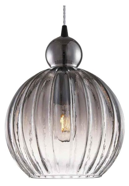 Halo Design 737338- Lustr na lanku BALL BALL 1xE27/40W/230V pr. 32 cm kouř. šedá