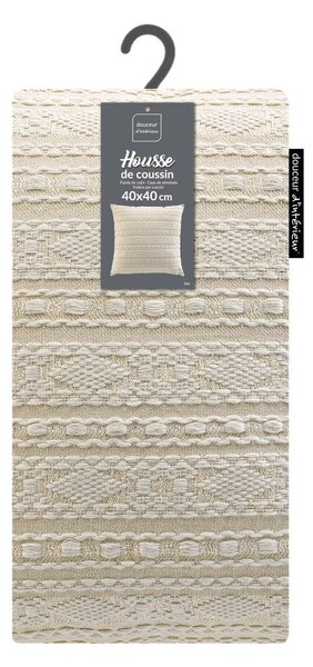 Povlak na polštář s příměsí bavlny 40x40 cm Ilies – douceur d'intérieur