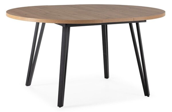 Kulatý rozkládací jídelní stůl v přírodní barvě ø 120 cm Cleo – Marckeric