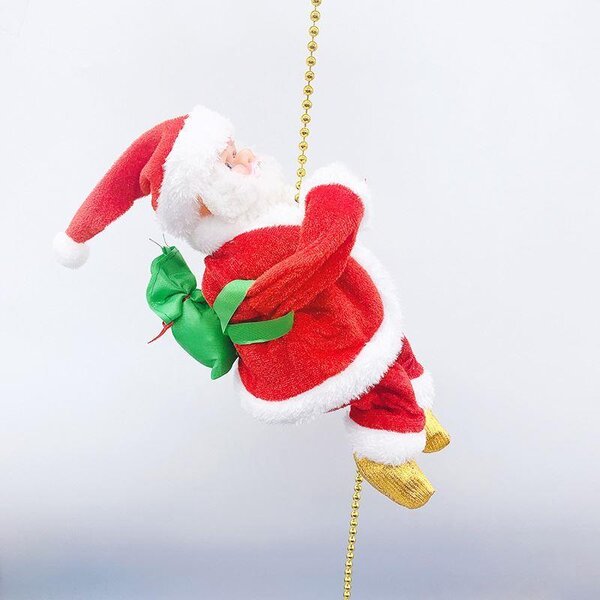 Vánoční dekorace šplhající Santa Claus