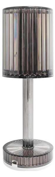 LED Nabíjecí dotyková stolní lampa SIMPLE LED/1W/5V 3000-6000K 2400 mAh kouřová