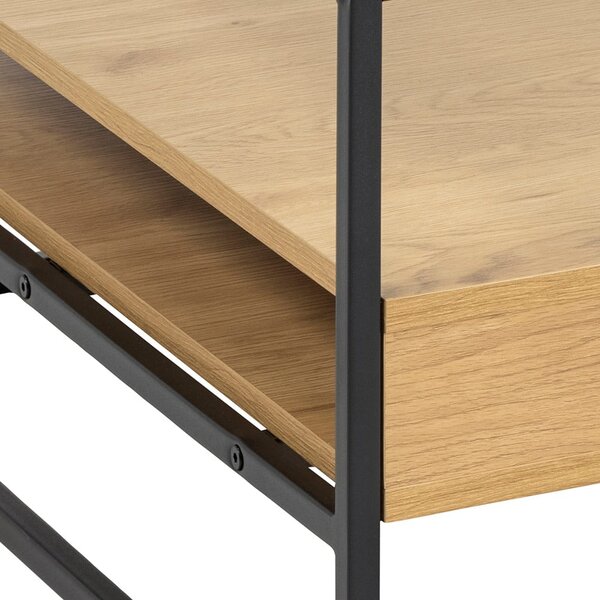 Konferenční stolek se skleněnou deskou v přírodní barvě 80x80 cm Randolf – Actona