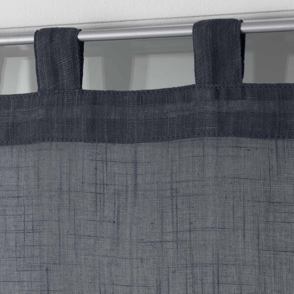 Antracitové záclony v sadě 2 ks 60x160 cm Zazy – douceur d'intérieur