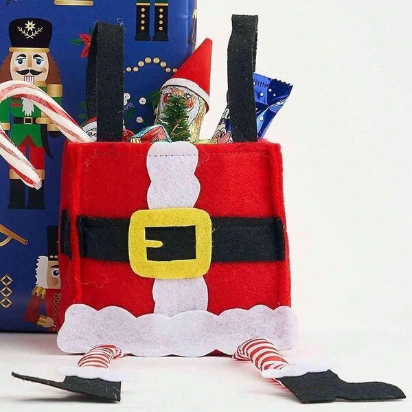 Vánoční dekorativní dárková taška - Santa