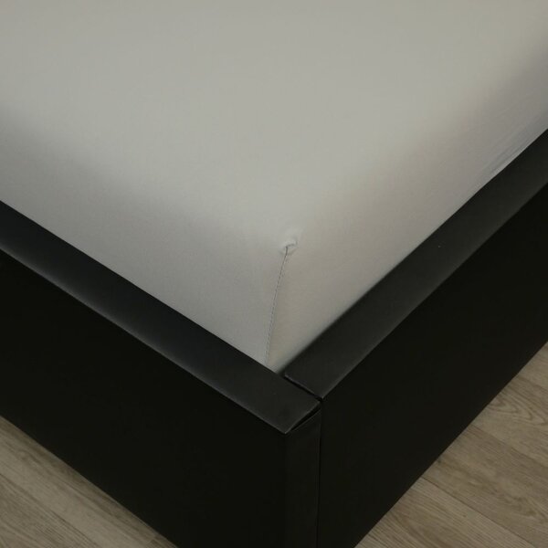 Kvalitex Jersey prostěradlo s lycrou jednolůžko 90x200cm světle šedé