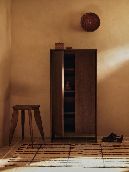 Dřevěný box s víkem Moku Natural Oak