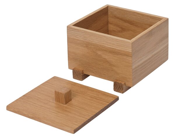 Dřevěný box s víkem Moku Natural Oak