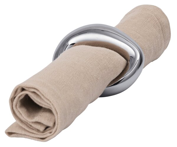 Kroužky na ubrousky Orrith Silver – set 4 ks