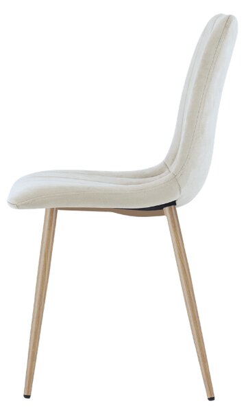 Béžová sametová židle LAVA CAMEL BEIGE
