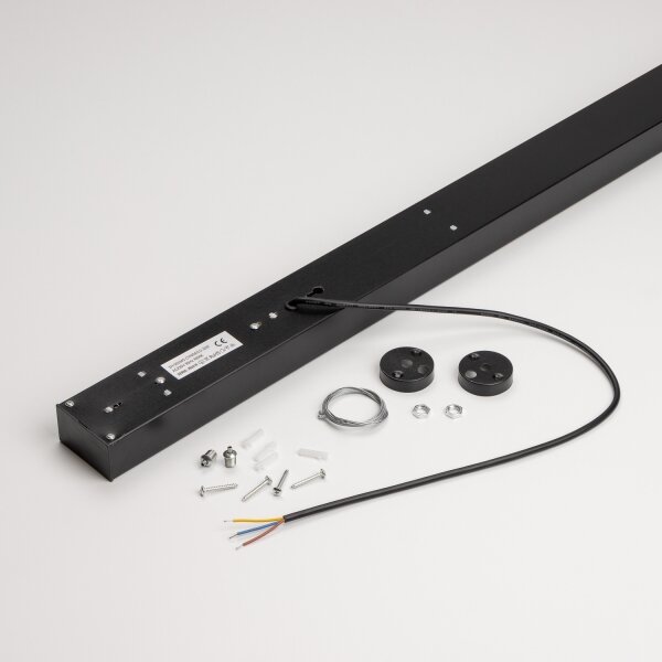 LED Stropní přisazené závěsné svítidlo CYNIDECO LED/12W/230V 4000K černá