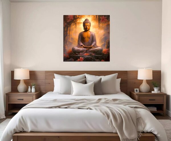Obraz na zeď Buddha pod stromem