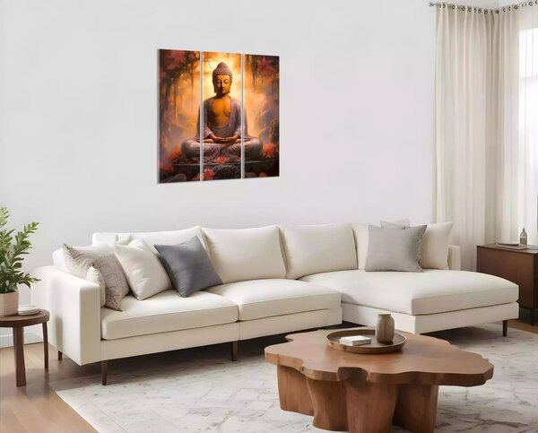 Obraz na zeď Buddha pod stromem