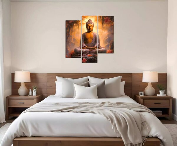 Obraz na zeď Buddha pod stromem