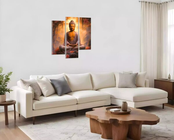 Obraz na zeď Buddha pod stromem
