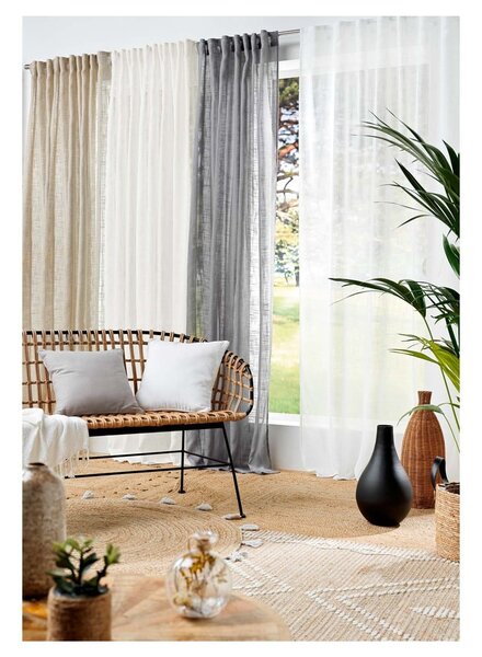 Bílá záclona 140x240 cm Haltona – douceur d'intérieur
