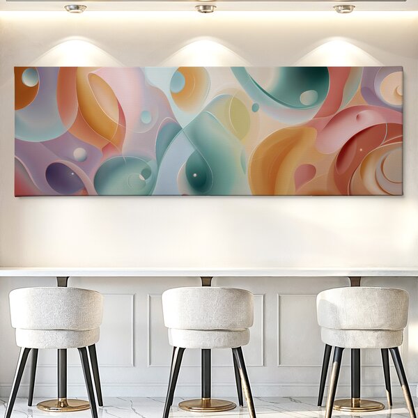 Obraz na plátně - Podzimní soumrak, Abstrakce FeelHappy.cz Velikost obrazu (šířka x výška): 60 x 20 cm