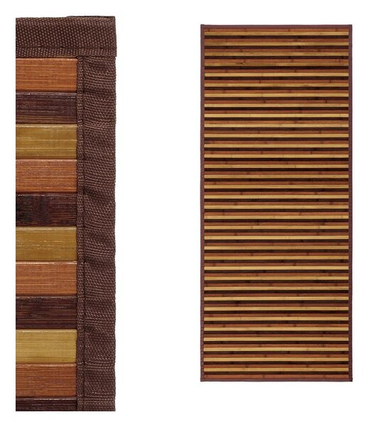 Bambusový běhoun v hnědo-hořčicové barvě 75x175 cm – Casa Selección
