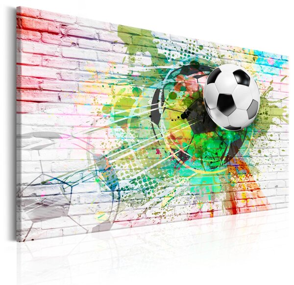 Obraz - Barevný sport (fotbal) 120x80