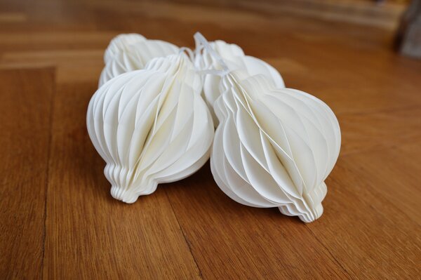Noordliving Papírová ozdoba Jewel - White NL158