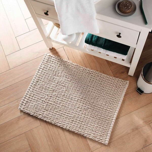 Béžová koupelnová předložka 50x80 cm Isalis – douceur d'intérieur