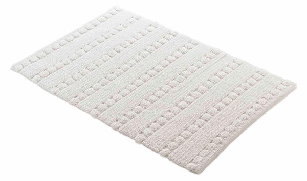 Bílá koupelnová předložka 50x80 cm Cleonis – douceur d'intérieur