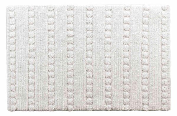 Bílá koupelnová předložka 50x80 cm Cleonis – douceur d'intérieur