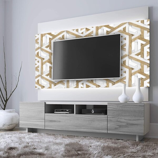 Designová deska za TV - abstraktní Rozměry: 1 m x 2 m (VxŠ)