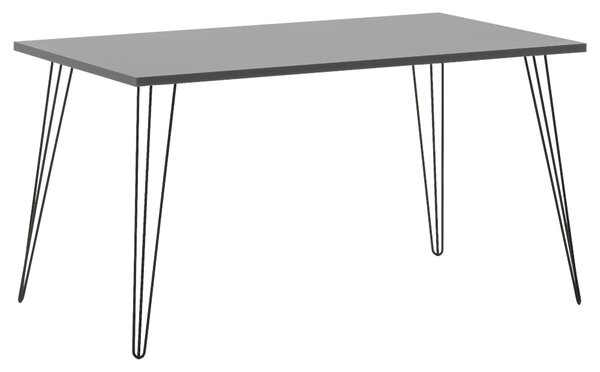 PSACÍ STŮL, platinová, 120/80/74 cm MID.YOU - Online Only psací stoly, Online Only