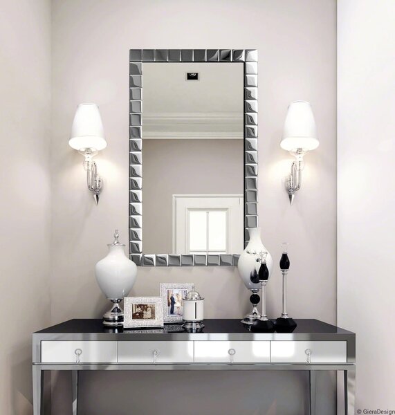 GieraDesign Zrcadlo Quadrum Rozměr: 63 x 92 cm (13x19mm kocky mozaiky)