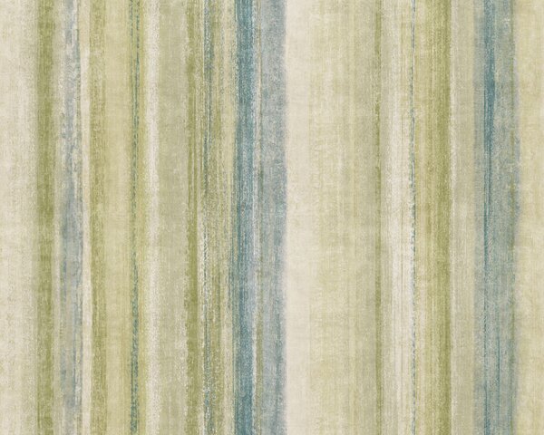 Vliesová obrazová tapeta na zeď, zeleno-modrá, imitace látky, PW6001, Precious Weaves, Grandeco