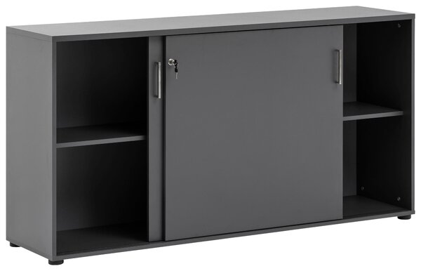 SKŘÍŇ NA ŠANONY, antracitová, 160/84,2/41 cm MID.YOU - Online Only kancelářský nábytek, Online Only