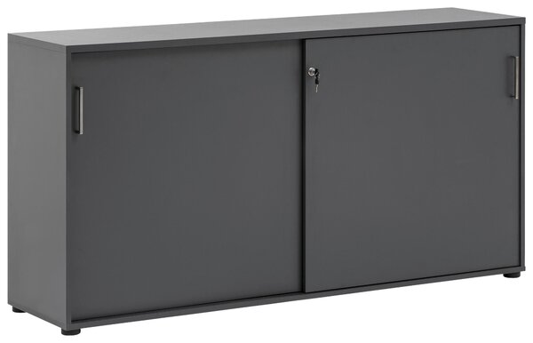 SKŘÍŇ NA ŠANONY, antracitová, 160/84,2/41 cm MID.YOU - Online Only kancelářský nábytek, Online Only