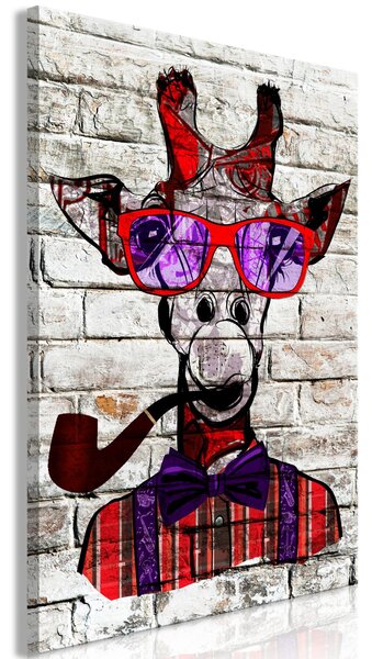 Obraz - Hipsterská žirafa 60x90