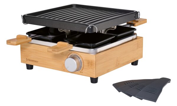 Silvercrest® Raclette gril s bambusovým povrchem Srgb 800 A1 (100395487)